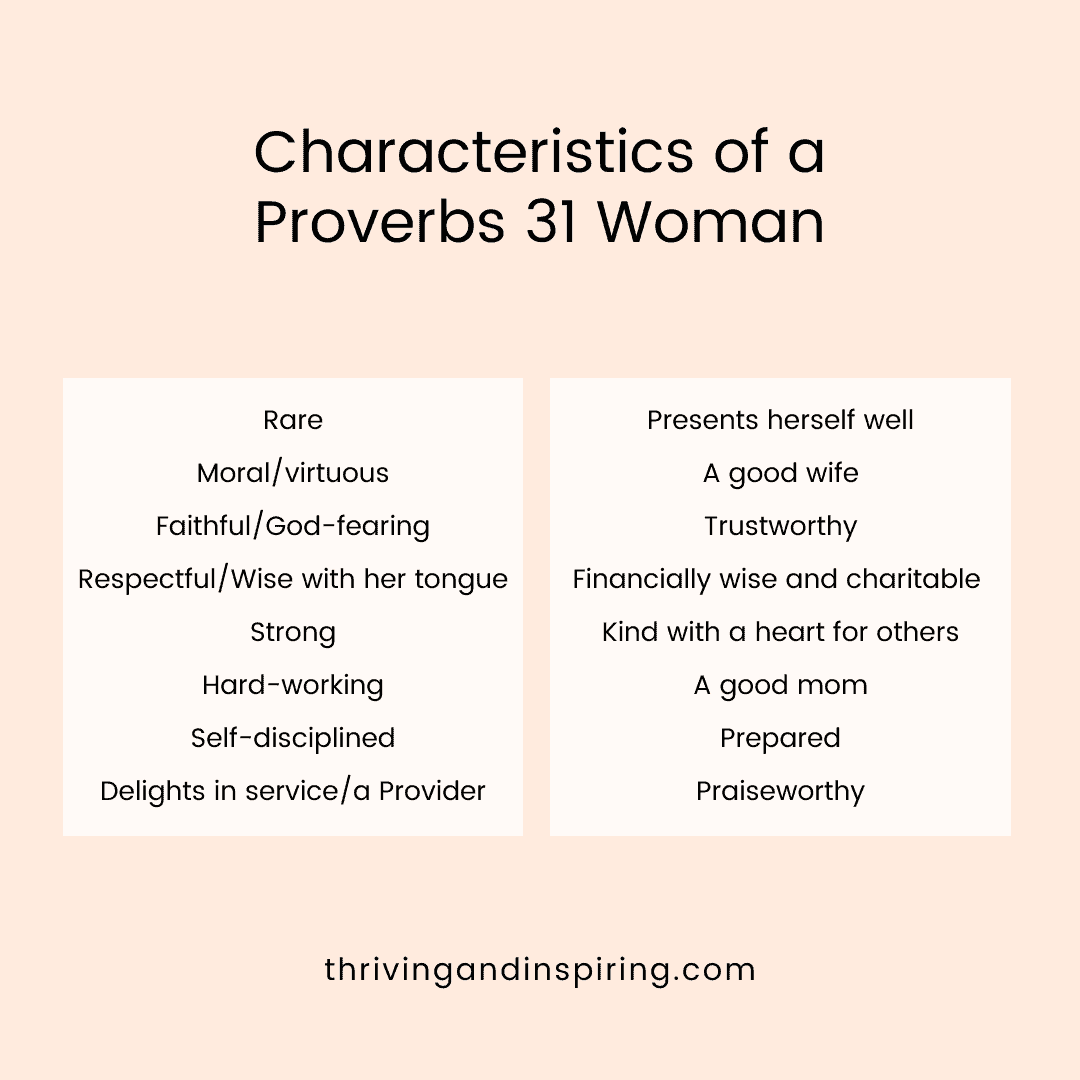 16 Characteristics Of A Proverbs 31 Woman How To Be Her 8117